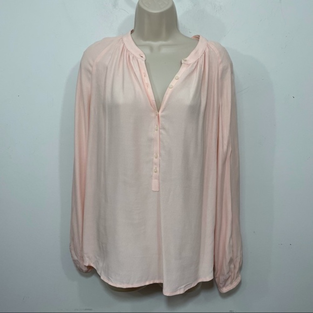 NWT J.Crew draped popover blouse small pink